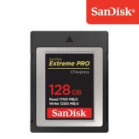 샌디스크 Extreme Pro CFexpress Type B타입 128GB 128기가 메모리 카드