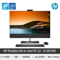 파빌리온 32-b1001kr 일체형PC 올인원 HP게이밍컴퓨터 UHD 엔비디아 영상편집 3050ti (64GB 램)