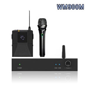 강의 및 질의응답용 무선마이크장치 WM900M 영상분배기능 전자칠판 스마트TV 연결