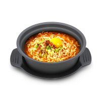 국산 김치 라면 찌깨 경질 양푼이 뚝배기 받침 세트