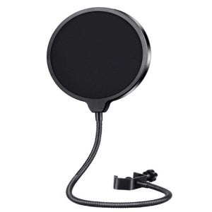 마이크 팝 필터 잡음제거 각도조절 노래연습 개인방송 녹음 ASMR BJ 스트리머 스튜디오