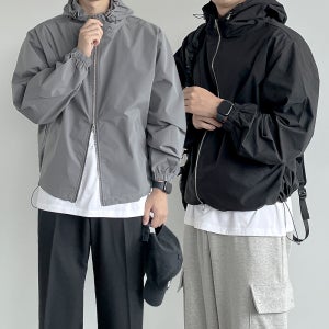 남자바람막이 후드바람막이 우븐자켓