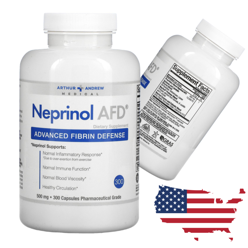 <b>아서앤드류메디컬</b> 네프리놀 AFD 나토키나제 코큐텐 500mg 300캡슐