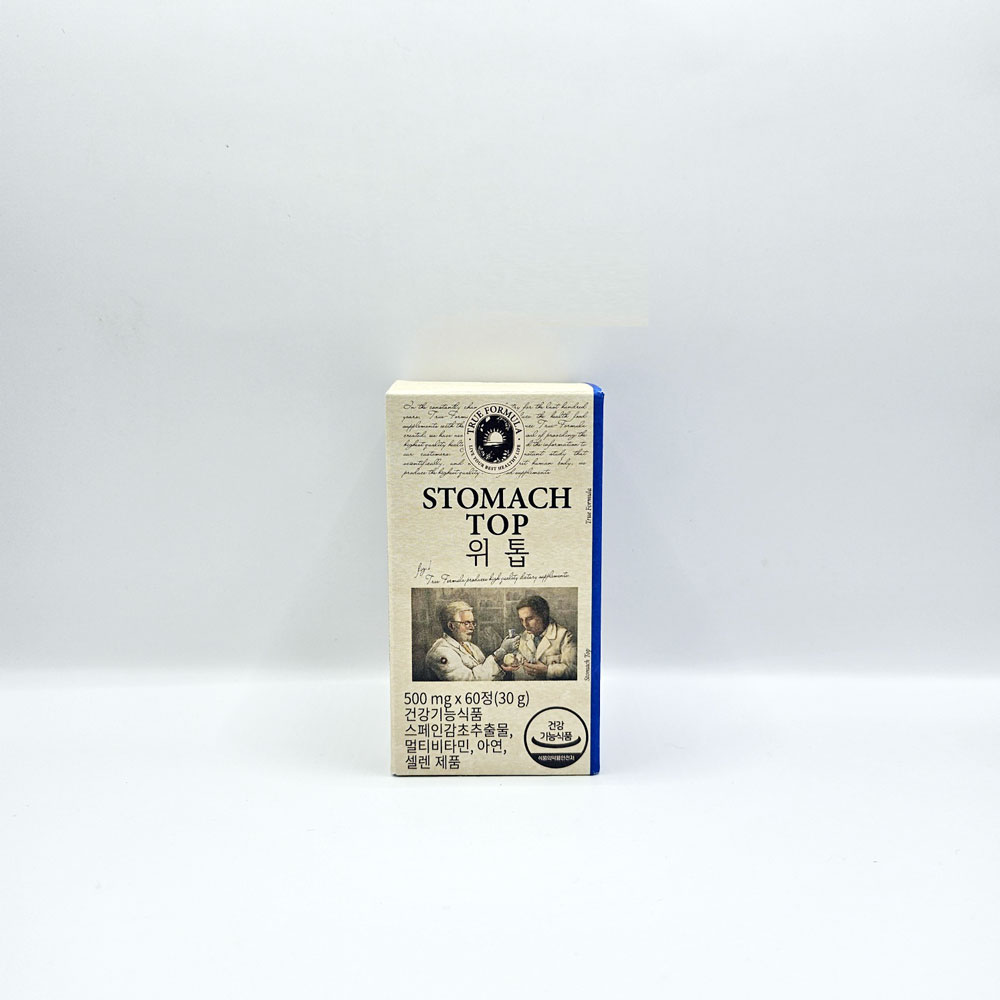트루포뮬러 <b>위톱</b> 60정 1박스 / 위 점막 보호 위 건강에 도움 멀티비타민 아연 셀렌 종합영양제
