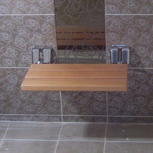 접이식 욕실의자 샤워할때 접어놓고 사용시에 펼쳐지는 벽붙이 목욕의자 TS-1000