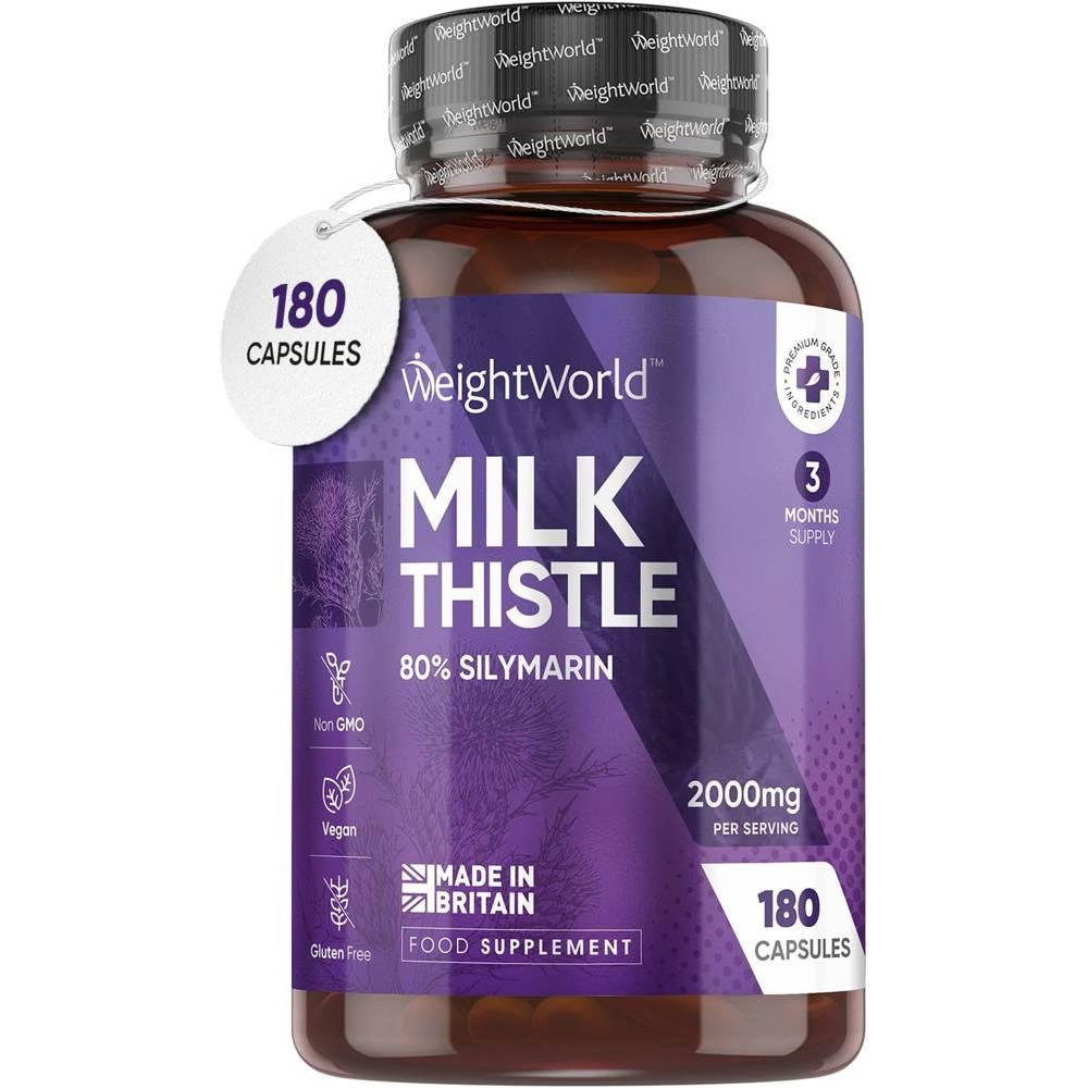 WeightWorld Milk Thistle <b>웨이트월드</b> 밀크씨슬 180캡슐
