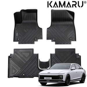 디올뉴 그랜저 GN7 하이브리드 매트 카마루 TPE 바닥매트 1+2열 방수 고무