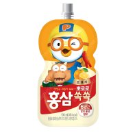 뽀로로 홍삼쏙쏙 오렌지 100ml X 10개 홍삼주스 어린이음료