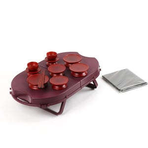 휴대용 물푸레원목 제기세트