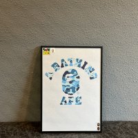 힙한 스트릿 인테리어 액자 BAPE ABC Camo College Tee 베이프 액자