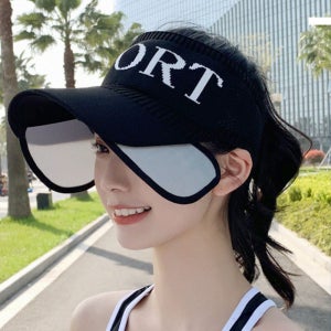 SPORT 슬라이드 썬캡 여름 운동 UV 햇빛 차단 모자