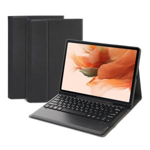 데이웍스 갤럭시탭 S7 FE S8+ S7+ 플러스 블루투스 키보드 케이스 S펜 수납 스마트커버 교육청 디벗 학교