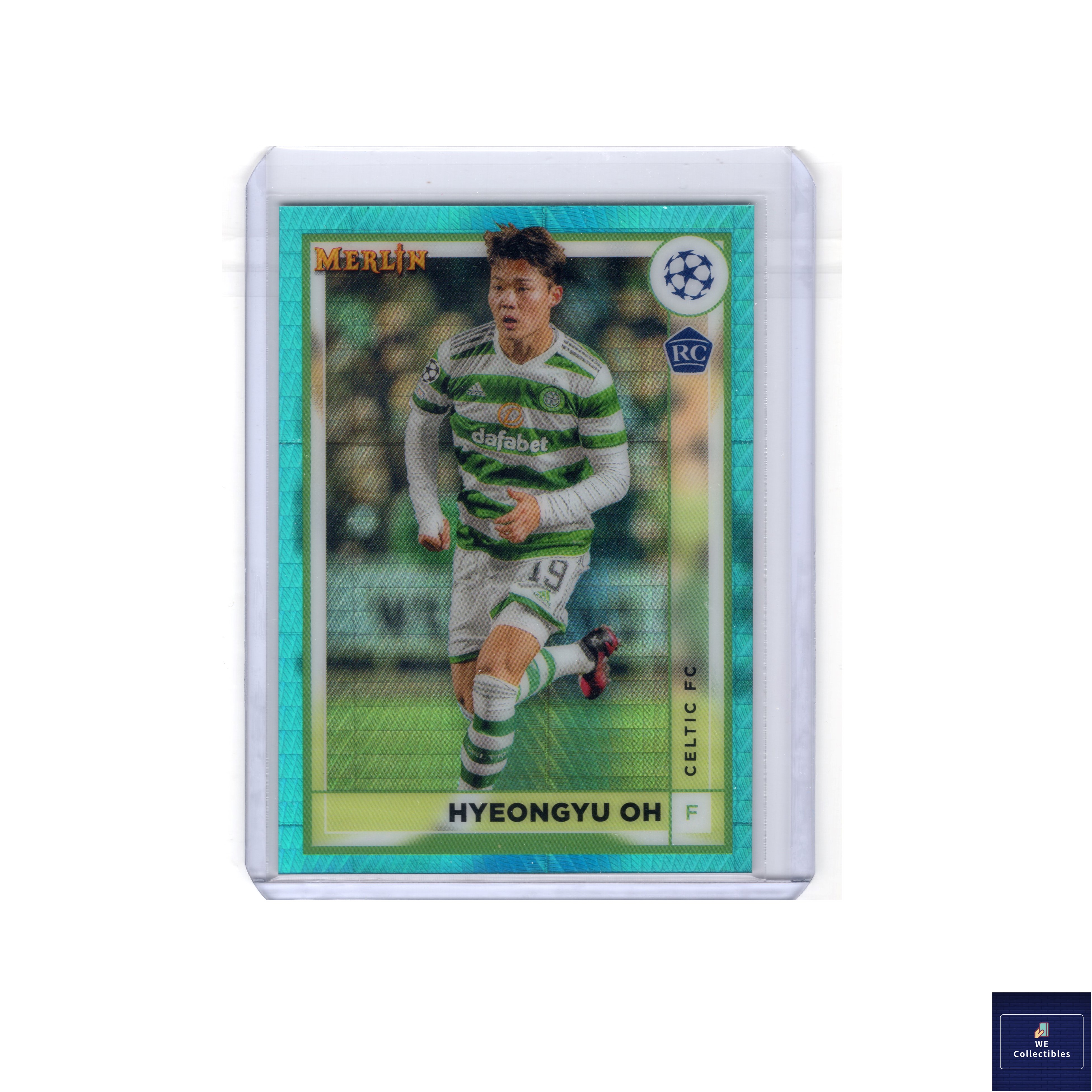 오현규 탑스 멀린 루키 아쿠아 프리즘 2022-23 Topps 축구카드 3508