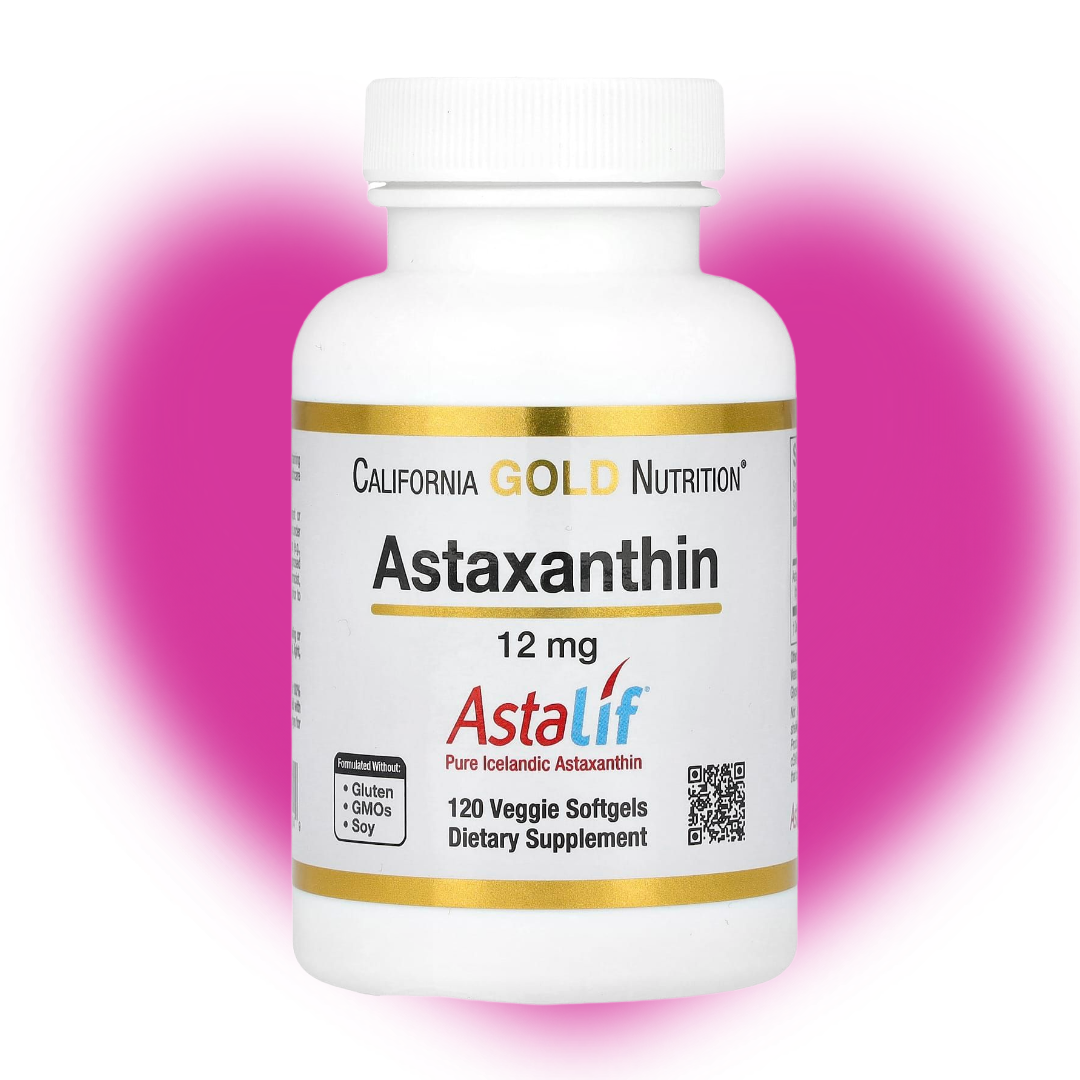 캘리포니아골드뉴트리션 CGN 아스타잔틴 <b>Astaxanthin 12mg</b> 120정