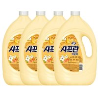 샤프란 아로마 소프트 코튼 용기3.1L x 4개