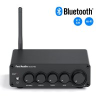 해피아워굿즈 Fosi 블루투스 사운 파워 앰프 스피커 서브우퍼용 2.1 채널 165W x 2 350W BT30D PRO