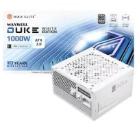 맥스엘리트 MAXWELL DUKE 1000W 80PLUS PLATINUM 풀모듈러 ATX 3.0 WHITE