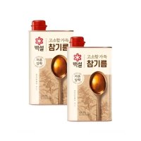 백설 고소함가득 참기름 430ml 2개