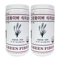 그린화이바 식이섬유 차전자피 제품 340g 2개