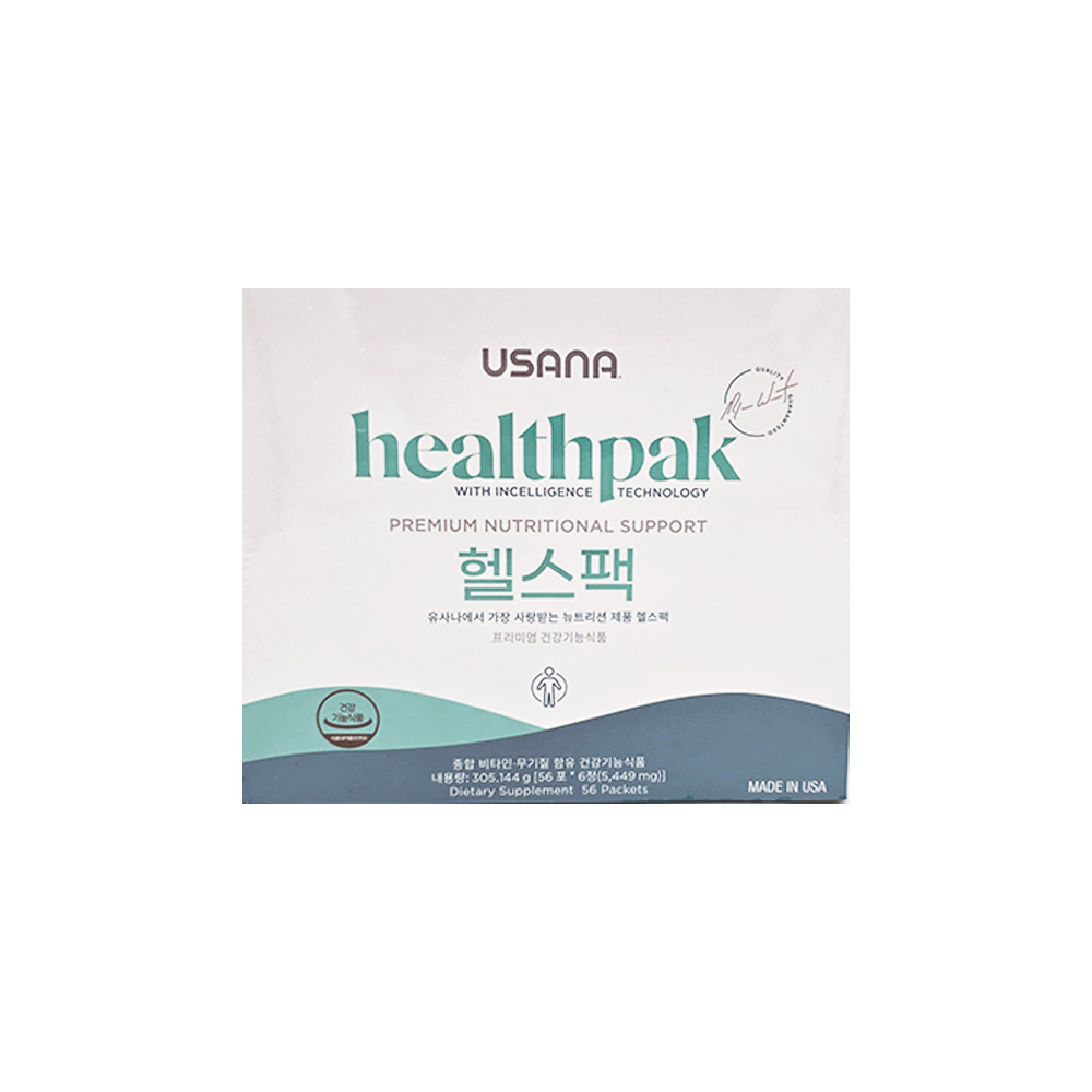 <b>유사나</b> 헬스팩 종합<b>비타민</b> 멀티<b>비타민</b> 종합영양제 5449mg 56포