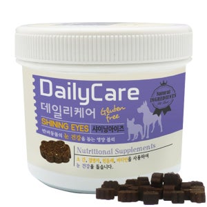 데일리케어 강아지 종합 영양제 관절 눈 비타민 샤이닝아이즈, 180g, 1개