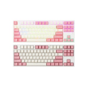 앱코 KN01C 텐키리스 PBT 무접점 키보드 핑크 45g