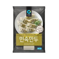 청정원 우리집 민속만두 1kg 친정엄마 식재료 홈메이킹 간단요리 먹기편한 아이들 어른 간편한 간식 야식