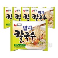 농심 멸치칼국수 라면 번들 98g 5개입