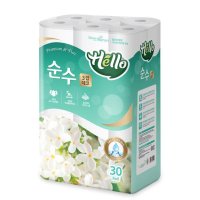 헬로 순수 3겹 데코 30m 30롤 3팩