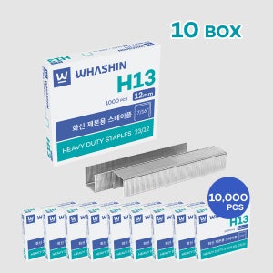 12mm(23/12) 화신 제본용 스테이플 H13 최대 지철 80매, 실버