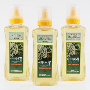 향긋한 국산 아카시아꿀 천연벌꿀 자연채밀 자연에서온 꿀맛 꽃의 향기 500g, 3개