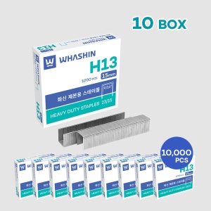 15mm(23/15) 화신 제본용 스테이플 H13 최대 지철 120매, 실버