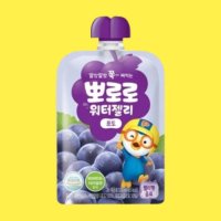 뽀로로 워터젤리 포도 120ml 40개입 아이들 어린이 음료수