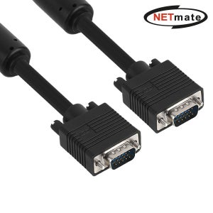 RGB 3+6 모니터 케이블 20m 블랙 NMC-R200B