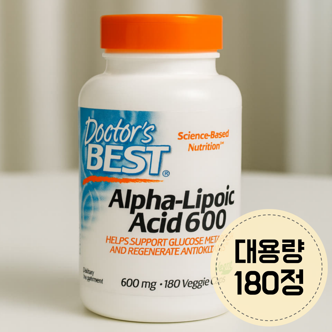닥터스베스트 <b>알파리포산</b> 600 <b>600mg</b> 180정