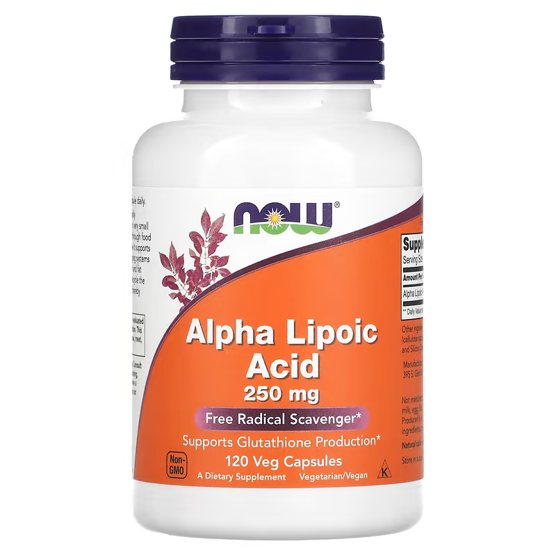<b>나우푸드 알파리포산</b> 250 mg 120정 NOW Foods AlphaLipoicAcid