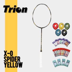 보상판매 옵션 트라이온 X-0 SPIDER YELLOW 배드민턴라켓 XO 스파이더 옐로우