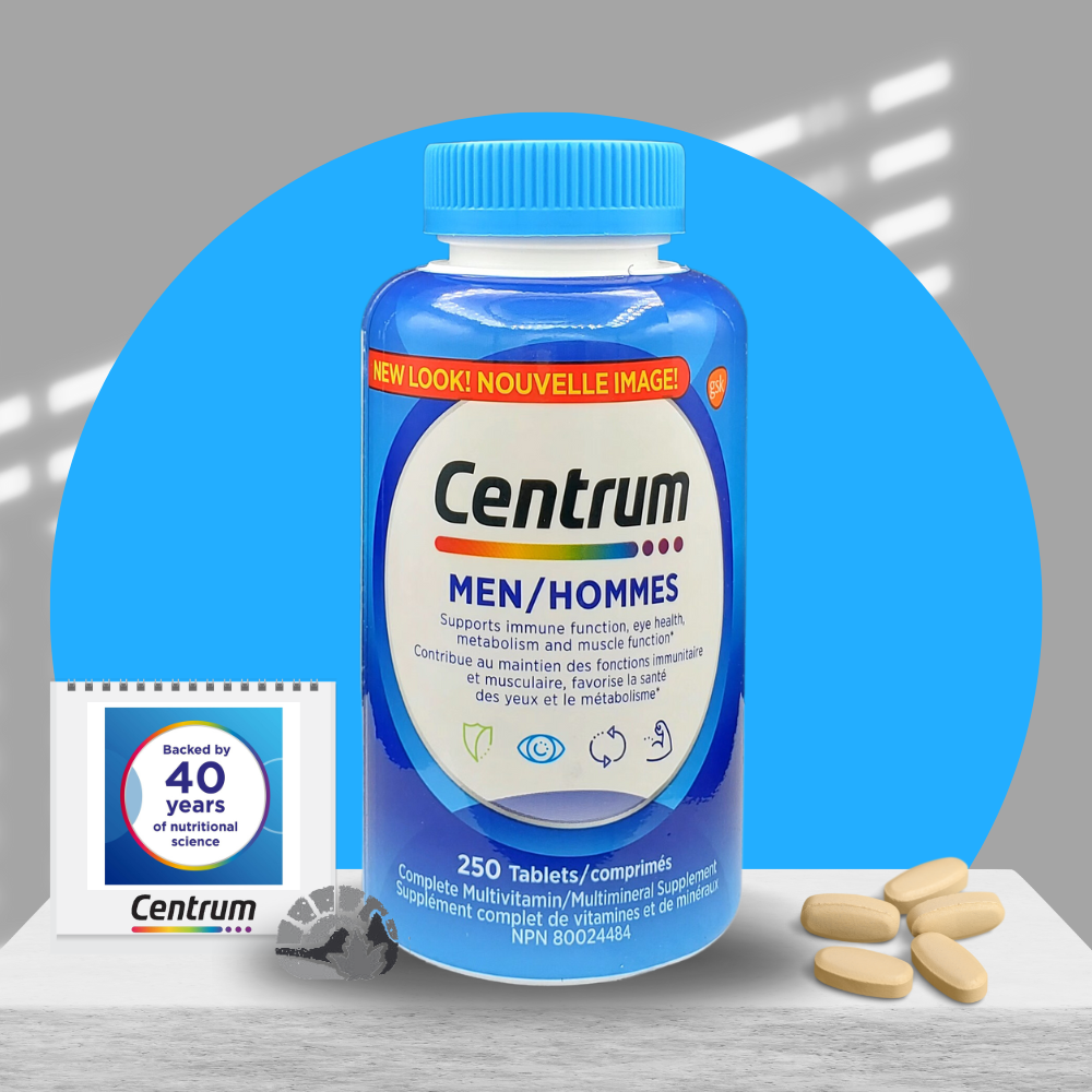 센트룸 250정 대용량 캐나다 포맨 성인남성 종합멀티비타민