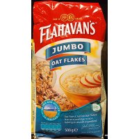 FLAHAVANS 플라하반 점보 오트 플레이크 500g / 아일랜드