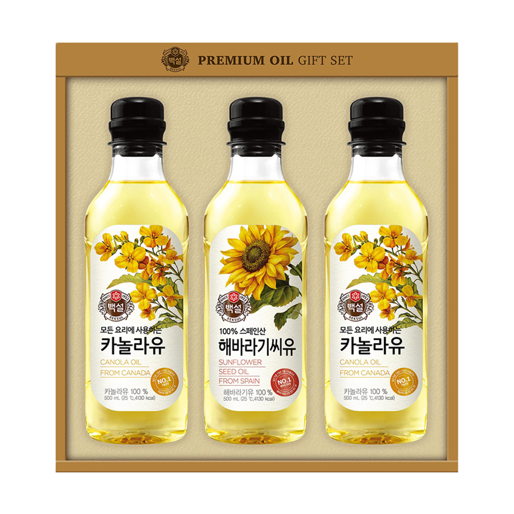 CJ 백설 프리미엄 오일선물세트14호 명절선물