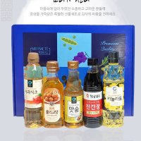 추석 선물세트 명절 청정원 5종 식초 올리고당 맛술 간장 식용유