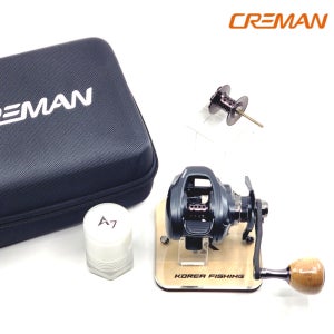 크레만 A7 에이세븐 베이트릴 광어 우럭 쭈꾸미 갑오징어 보조스풀 제공