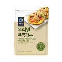 청정원 우리가족 우리밀 부침가루 450g 엄마손맛 맞벌이 바삭한 새우전 야채전 치킨 탕수육 파전 명절 비오는날 부침개 자취