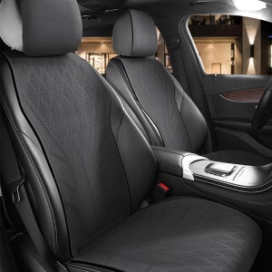 로드블레스 자동차 스웨이드 운전석 조수석 시트커버 카시트 보호매트 커버 교체 차량용 통풍시트