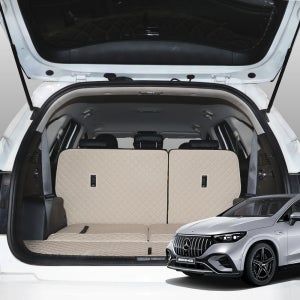 벤츠 EQE SUV 가죽 퀄팅 트렁크매트 차박용품 커버