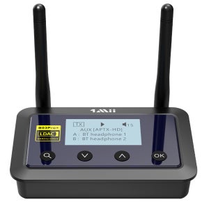 원미 LCD 장거리 블루투스 오디오 송수신기 DAC 허브, 1Mii B03Pro+