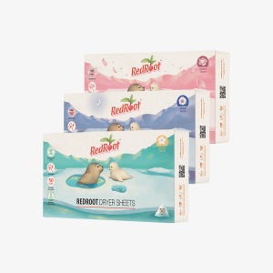 레드루트 저자극 유아 아기 건조기시트 드라이시트 섬유유연제 50매 3개