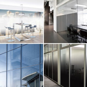 현대 포브 그라데이션필름 창문시트지