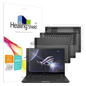 힐링쉴드 에이수스 ROG Flow X13 2023 GV302 항균 종이질감 블루라이트차단 액정보호필름1매 외부3종