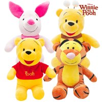 디즈니 Pooh 리뉴얼 푸우 티거 피글렛 곰돌이 인형 4종 25cm